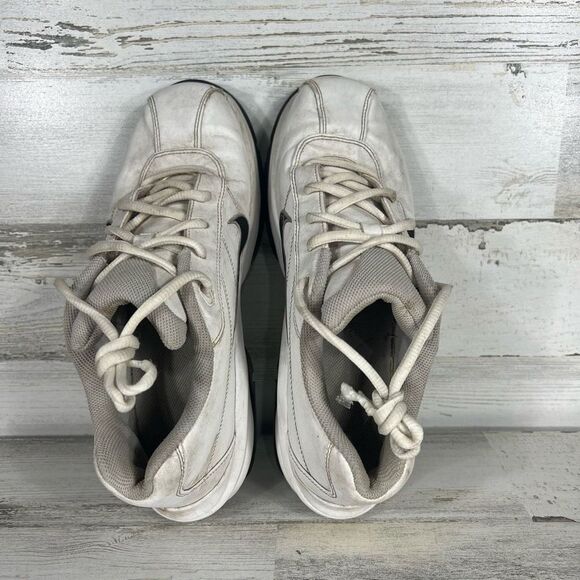 Nike Youth Golf Shoes 311621-101 Lace Up Black White Size 6 - Picture 7 of 9